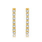 Nova Star&#40;R&#41; Gold Plated 1/4ctw.  Lab Grown Hoop Earrings - image 1