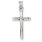 Unisex Gold Classics(tm) White Gold Crucifix Pendant - image 1