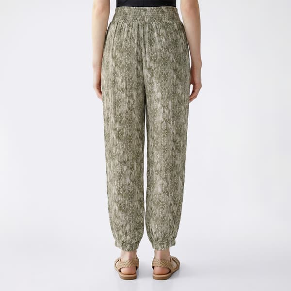 Juniors No Comment Gauze Smock Waist Balloon Pants