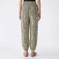 Juniors No Comment Gauze Smock Waist Balloon Pants - image 2