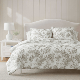 Martha Stewart Avery Floral Duvet Set