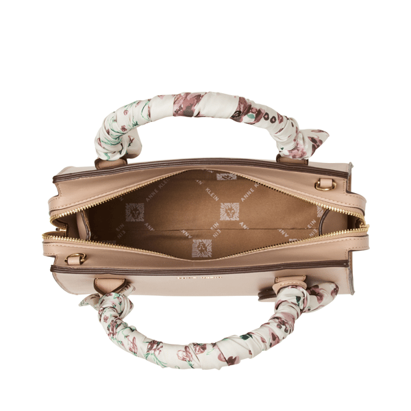 Anne Klein Scarf Accent Satchel