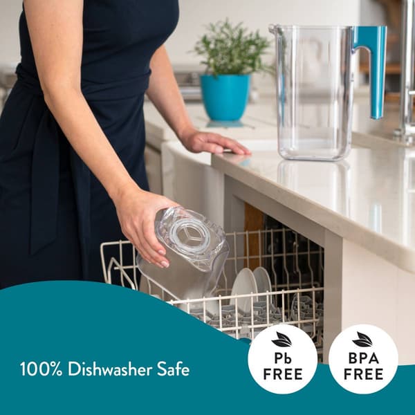 Aqua Optima 6-Cup Water Filter Pitcher w/ 1 Evolve+ Water Filter