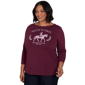 Plus Size Ruby Rd. Must Haves II Haute Trot Equestrian Tee - image 3