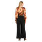 Womens R&M Richards Satin Top Solid Bottom Jumpsuit - image 2