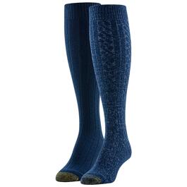 Womens Gold Toe&#40;R&#41; 2pk. Soft Cable Knee High Socks