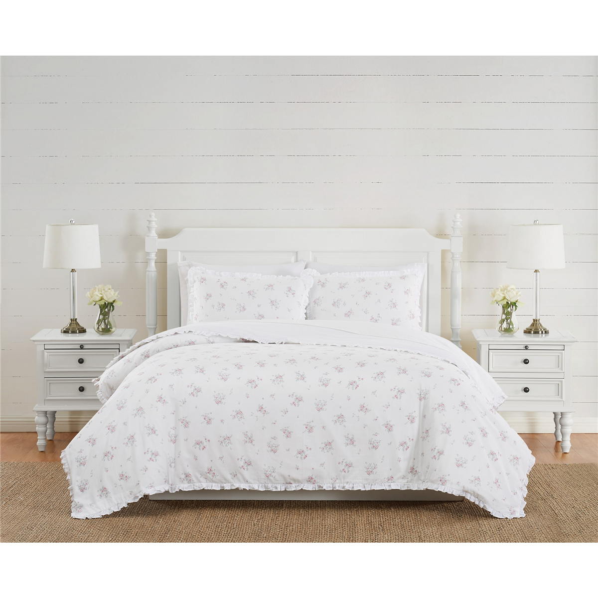 The Farmhouse by Rachel Ashwell Signature Rosebury 3pc. Duvet Co