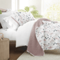 Soft Essentials Ultra-Soft Poppy Bloom Reversible Quilt Set - image 1