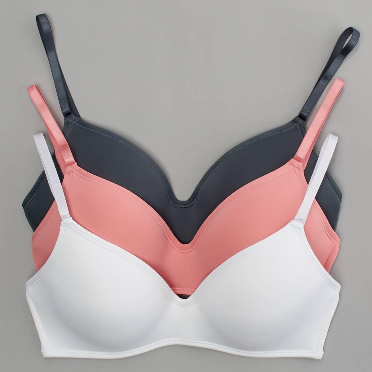 Open Video Modal for Womens Rene Rofe(R) 3pk. Weekender Bras B26009H3-WRET