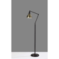 Simplee Adesso Alden Antique Bronze Floor Lamp - image 1