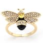 Ashley Cooper(tm) Gold-Tone Pave Bee Motif Ring - image 1