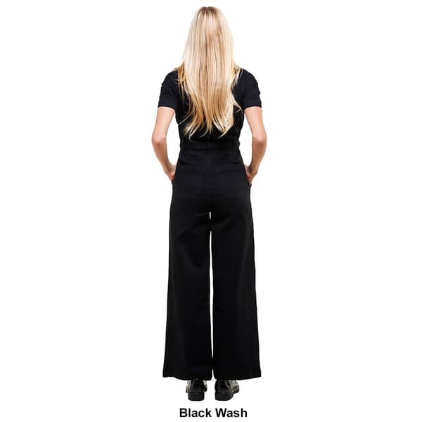Juniors No Comment Farrah Denim Carpenter Jumpsuit