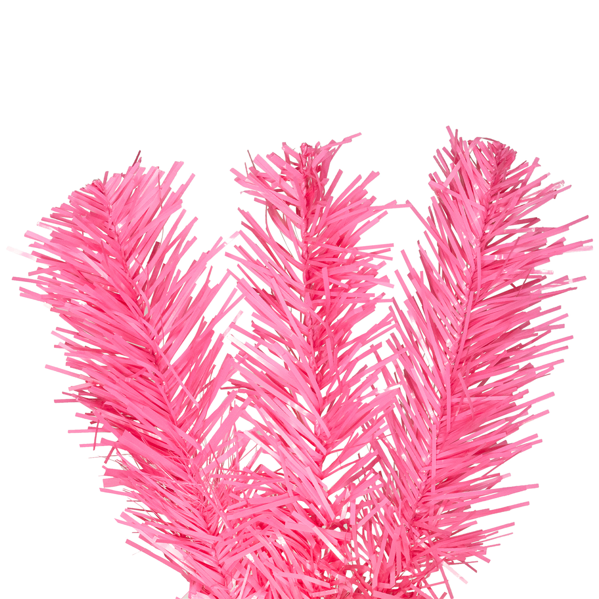 Northlight 3ft. Pink Pre-Lit Tinsel Artificial Christmas Tree