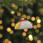 Northlight 4in. Silver & Gold Taco Glass Christmas Ornament - image 2