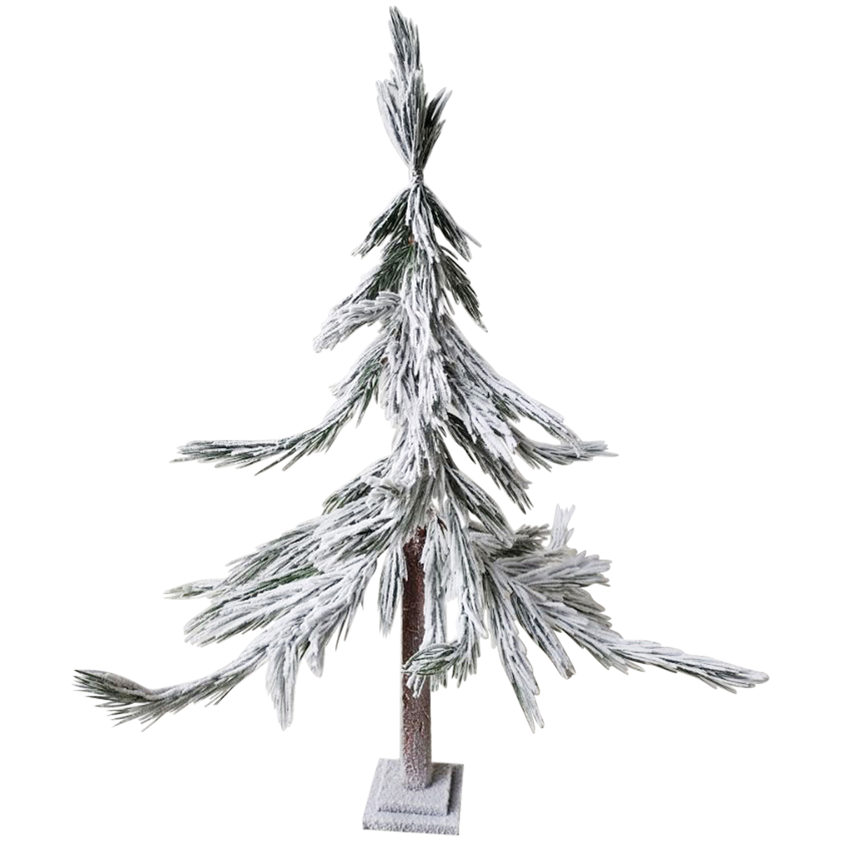 Northlight 47in Heavily Flocked Pine Sprig Christmas Tree