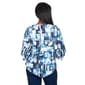 Womens Alfred Dunner Classics Mini Stained Glass Blouse - image 2