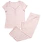 Womens Laura Ashley® Short Sleeve Rosettes Pajama Set - image 1