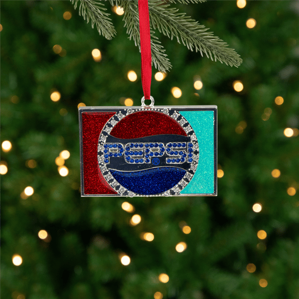Northlight Pepsi Globe Logo European Crystal Christmas Ornament - image 