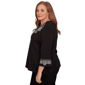 Plus Size Alfred Dunner Barcelona Paisley Split Neck Blouse - image 4
