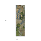 HomeRoots Abstract Floral Non-Skid Indoor/Outdoor Runner - image 3