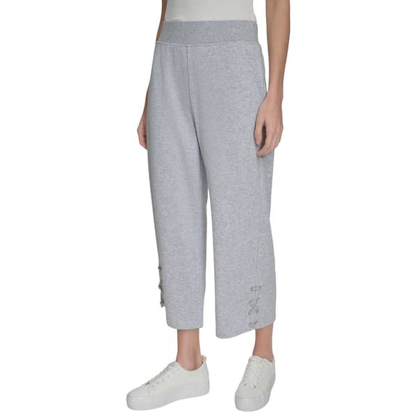 Womens Andrew Marc New York French Terry Cropped Active Pants