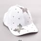 Womens Madd Hatter Bling Butterfly Baseball Cap - image 2