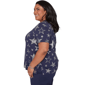 Plus Size Alfred Dunner Lady Liberty Short Sleeve Stars Blouse - image 4