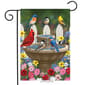 Briarwood Lane Birdbath Gathering Garden Flag - image 1