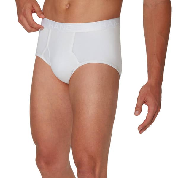 Mens Big & Tall Hanes 5pk. Briefs - White