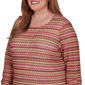 Plus Size Alfred Dunner Union Square Bayadere Stripe Blouse - image 5