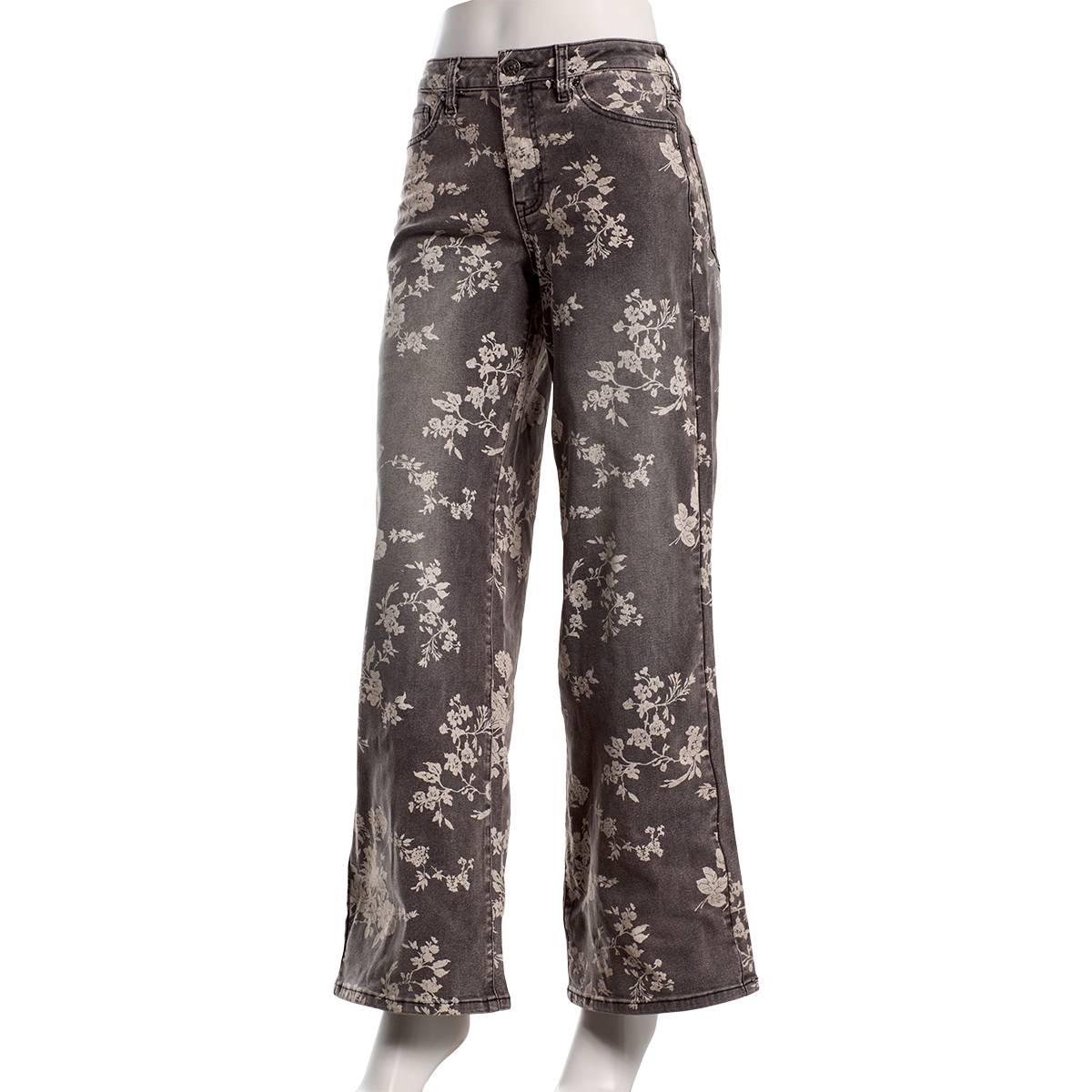 Juniors Madden Girl Ultra 90''s Floral Print Jeans