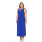 Plus Size MSK Sleeveless Three Ring Solid Shift Dress - image 4