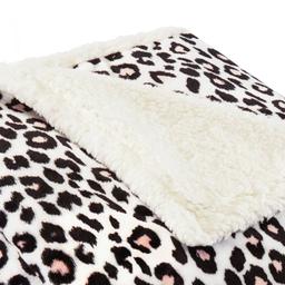 Betsey Johnson Betseys Leopard Plush-Fleece Blanket