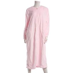 Womens Laura Ashley(R) Long Sleeve Luxe Plush Robe