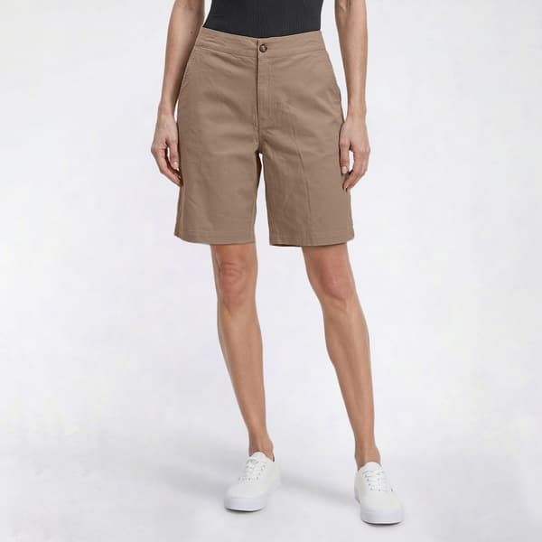 Womens LANDS’ END® Elastic Back Chino Short