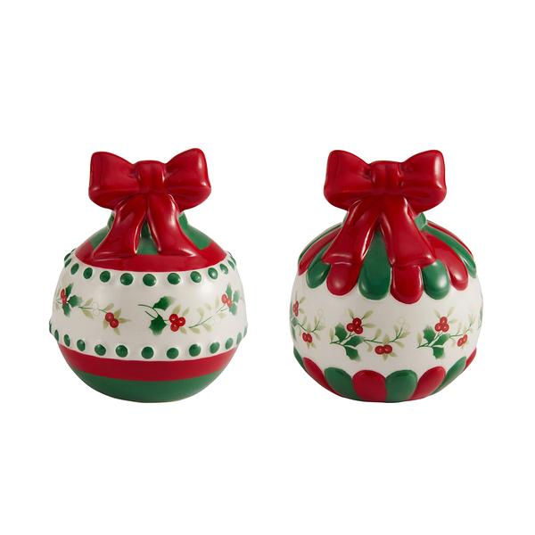 Pfaltzgraff® Winterberry Ornament Salt and Pepper Set