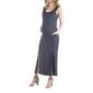 Womens 24/7 Comfort Apparel Maternity Polka Dot Maxi Dress - image 2