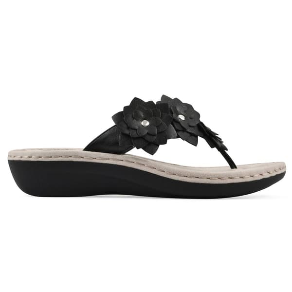 Womens Cliffs by White Mountain Content Floral Wedge Sandals
