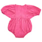 Baby Girl (NB-9M) Floral Threads® 2pc. Romper w/ Knee-High Socks - image 2