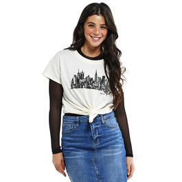 Juniors No Comment New York Or Nowhere Graphic Tee