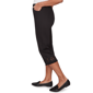 Petite Alfred Dunner Detail Driven Geometric Cut Out Capris - image 4