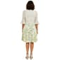 Petite Perceptions Short Sleeve Tie Jacket with Print Dress - image 3