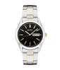 Mens Seiko Essentials Quartz Two-Tone Black Dial Watch - SUR363 - image 1