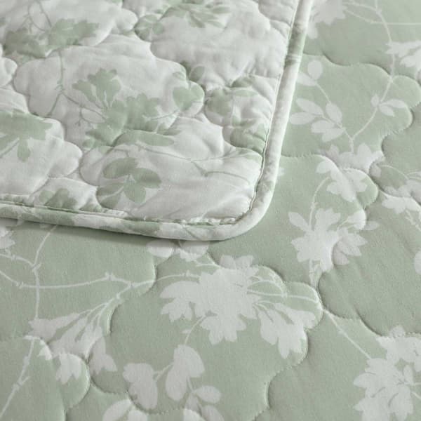 Laura Ashley Adorabelle Silhouette Reversible Quilt Set