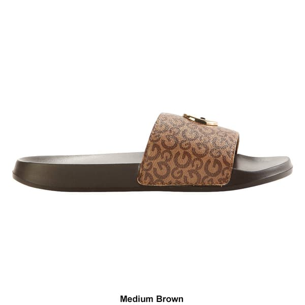 Womens GBG Los Angeles Pansy Slide Sandals