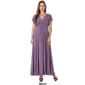 Womens 24/7 Comfort Apparel Side Slit Empire Waist Dress - image 3