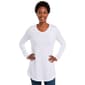 Petite Architect(R) Long Sleeve Rib Rounded Hem Crew Neck Tee - image 1