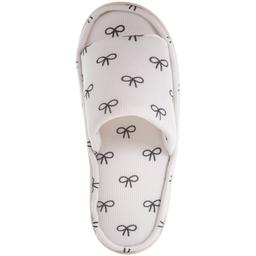 Womens Ella & Joy Bow Slide Slippers