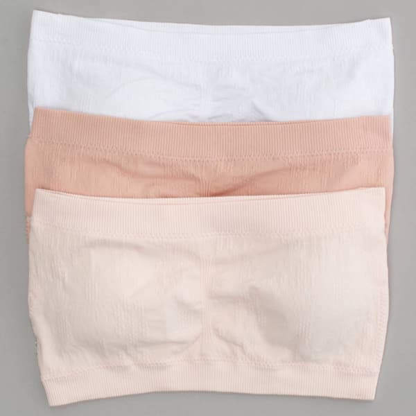 Womens Wild Dream 3pk. Daisy Tube Bandeau Bras - B28949H3-RRW