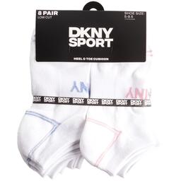 Womens DKNY 8pk. Non-Terry Low Cut Socks
